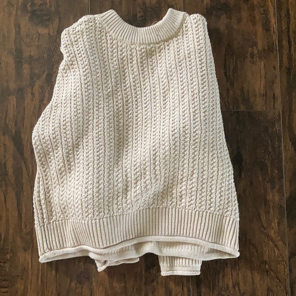 Cream colored sweater